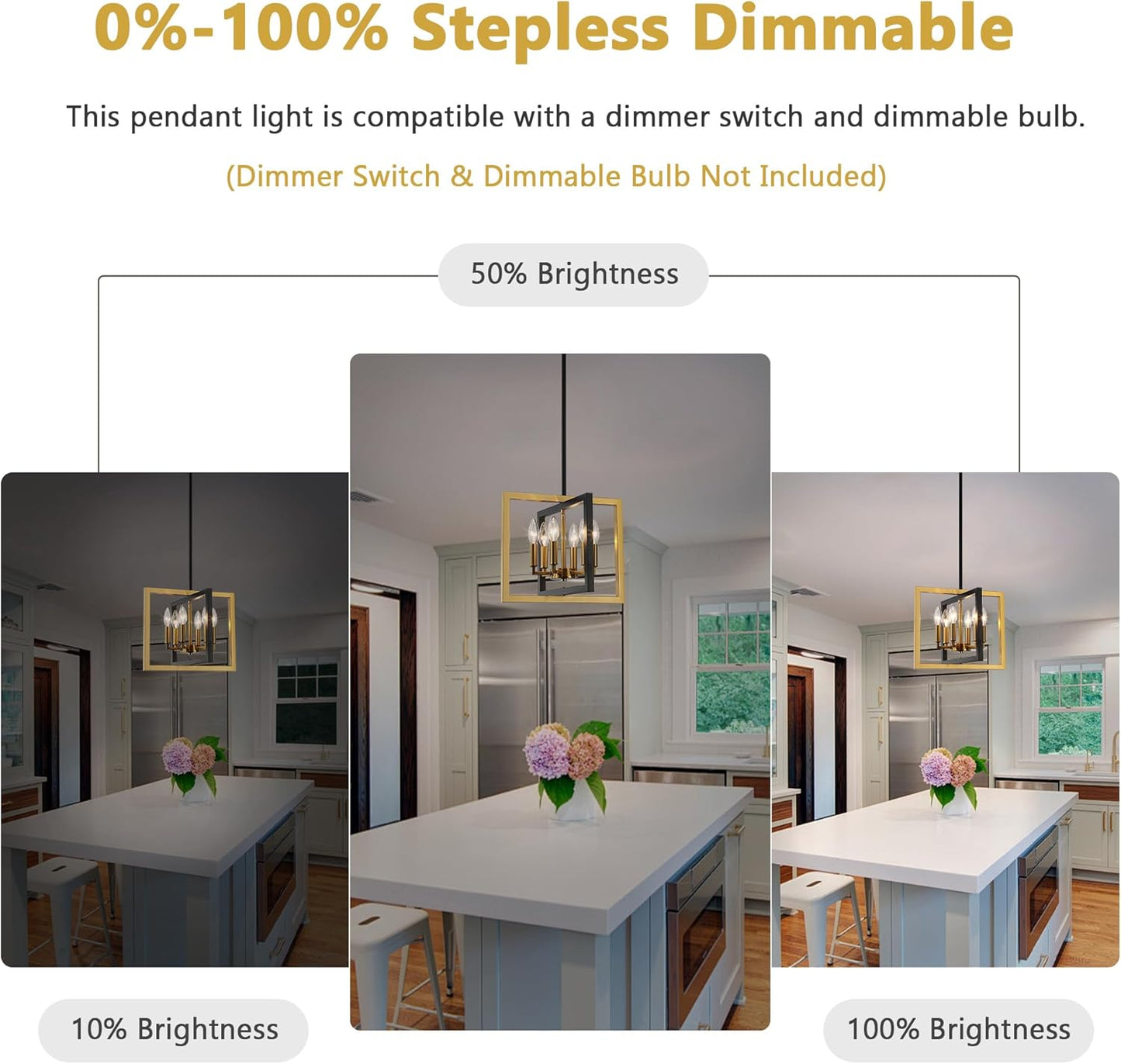 ANKYLHUA Small Black Gold Chandelier,6-Lights Ceiling Light Fixture E12,Adjustable Hight Pendant Lights Kitchen Island,Chandeliers for Dining Room Bedroom,Entryway,Foyer