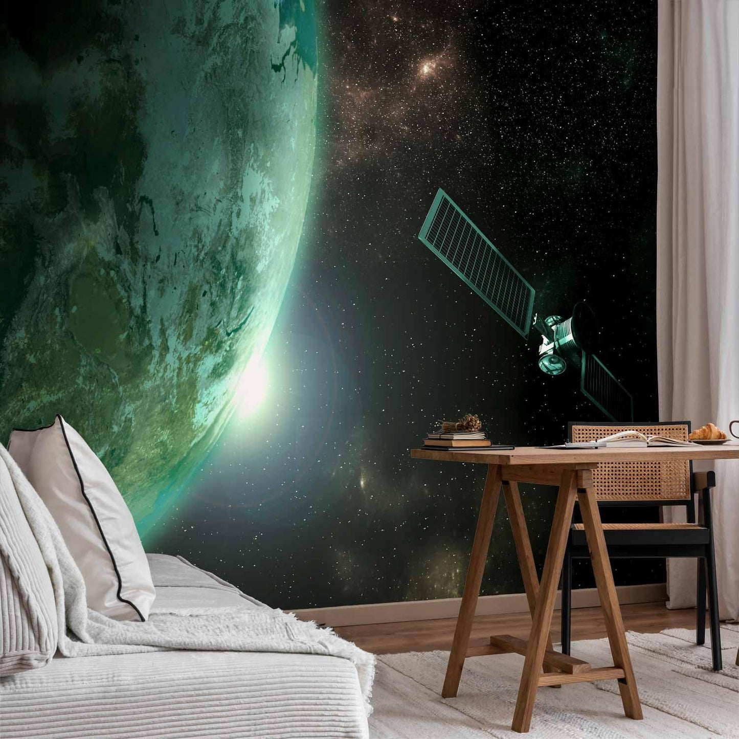 artgeist Wall Mural Cosmos Galaxy 98x69 in - XXL Non-Woven Wallpaper Fleece Wall Decor Photo Print Picture Image Design Home n-B-0007-a-b