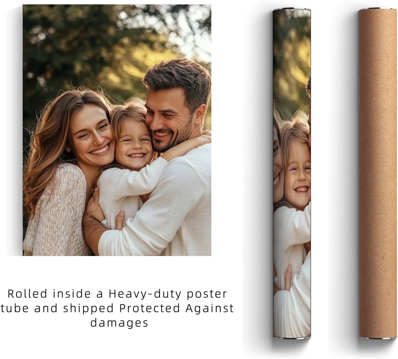 GZZFXXD Personalized Custom 8''x10'' Canvas Prints with Your Photo/your Image Large Wallart Wall Decor for Bedroom Dining room Living room Children's room(Unframed)