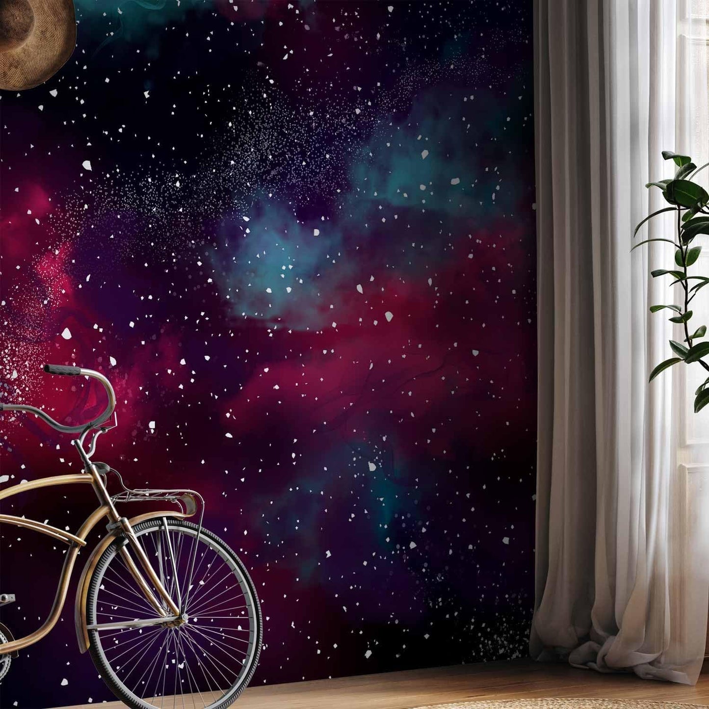 artgeist Wall Mural Space 79x55 in - Non-Woven Wallpaper Fleece Wall Decor Photo Print Picture Image Design Home Mural Galaxy Universe Cosmos Sky a-A-10326-a-a