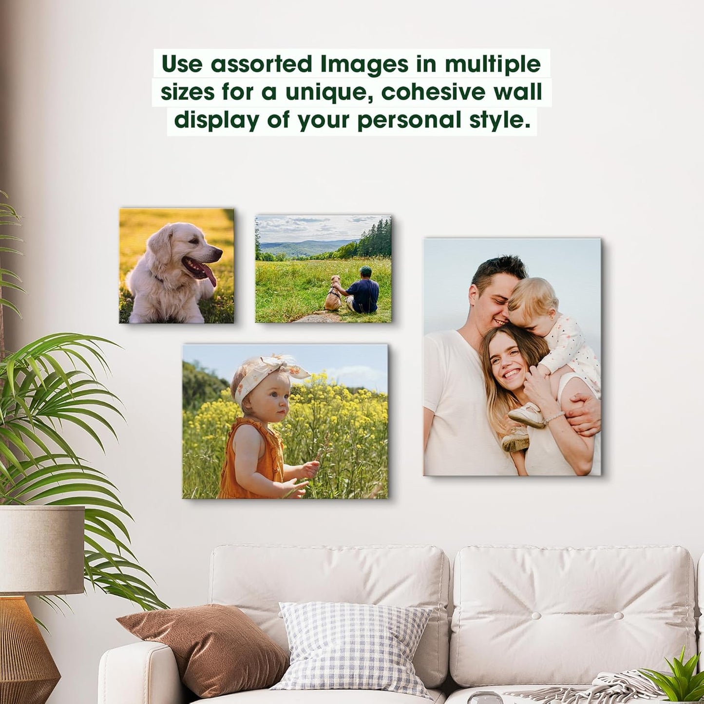 BuildASign Custom Canvas Prints with Your Photos – Personalized Picture To Canvas Wall Art, Perfect for Home Decor, Gifts & Keepsakes, Ready to Hang (24" L x 36" W x .75”D, Classic Brown)