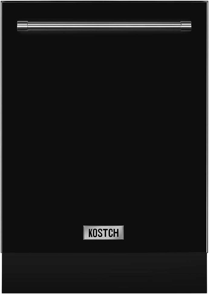 Large Capacity 24 inch Top Control Built-In Dishwasher with Third Rack – ENERGY STAR Certified, 47-dBA Ultra-Quiet, Stainless Steel (Black)