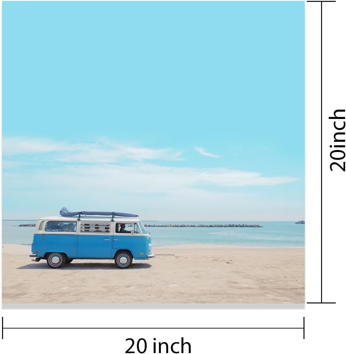 GZZFXXD Personalized Custom 20''x20'' Canvas Prints with Your Photo/your Image Large Wallart Wall Decor for Bedroom Dining room Living room Children's room(Unframed)