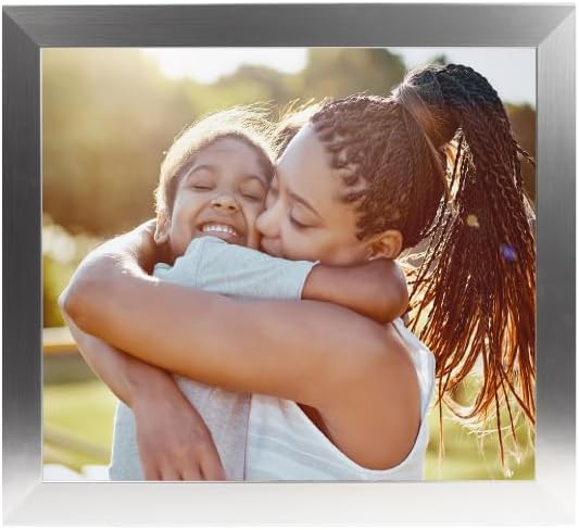 BuildASign Custom Canvas Prints with Your Photos – Personalized Picture To Canvas Wall Art, Perfect for Home Decor, Gifts & Keepsakes, Ready to Hang (11" L x 14" W x .75”D, Metallic Silver)
