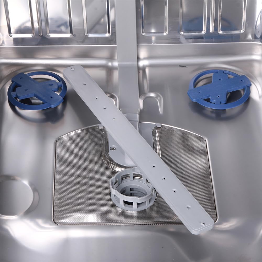 Large Capacity 24 inch Top Control Built-In Dishwasher with Third Rack – ENERGY STAR Certified, 47-dBA Ultra-Quiet, Stainless Steel (Stainless Steel)