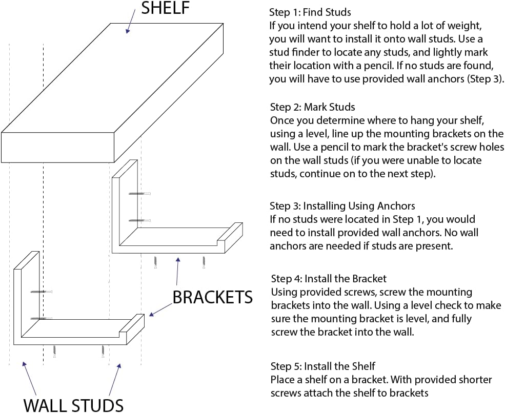 Rustic Shelves with J-Brackets Set of 2, Industrial Shelf, Kitchen Shelves, Solid Wood, Decorative Wall Storage, Heavy Duty, URBANDI (Provincial, 24Wx10D)