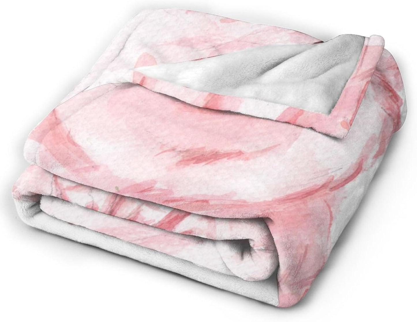 HGOD DESIGNS Lovely Pink Pig Watercolor Blanket, Super Soft Pig Throw Blanket 40"x50" Blanket for Bed Couch Chair Fall Winter Camping Living Room Office