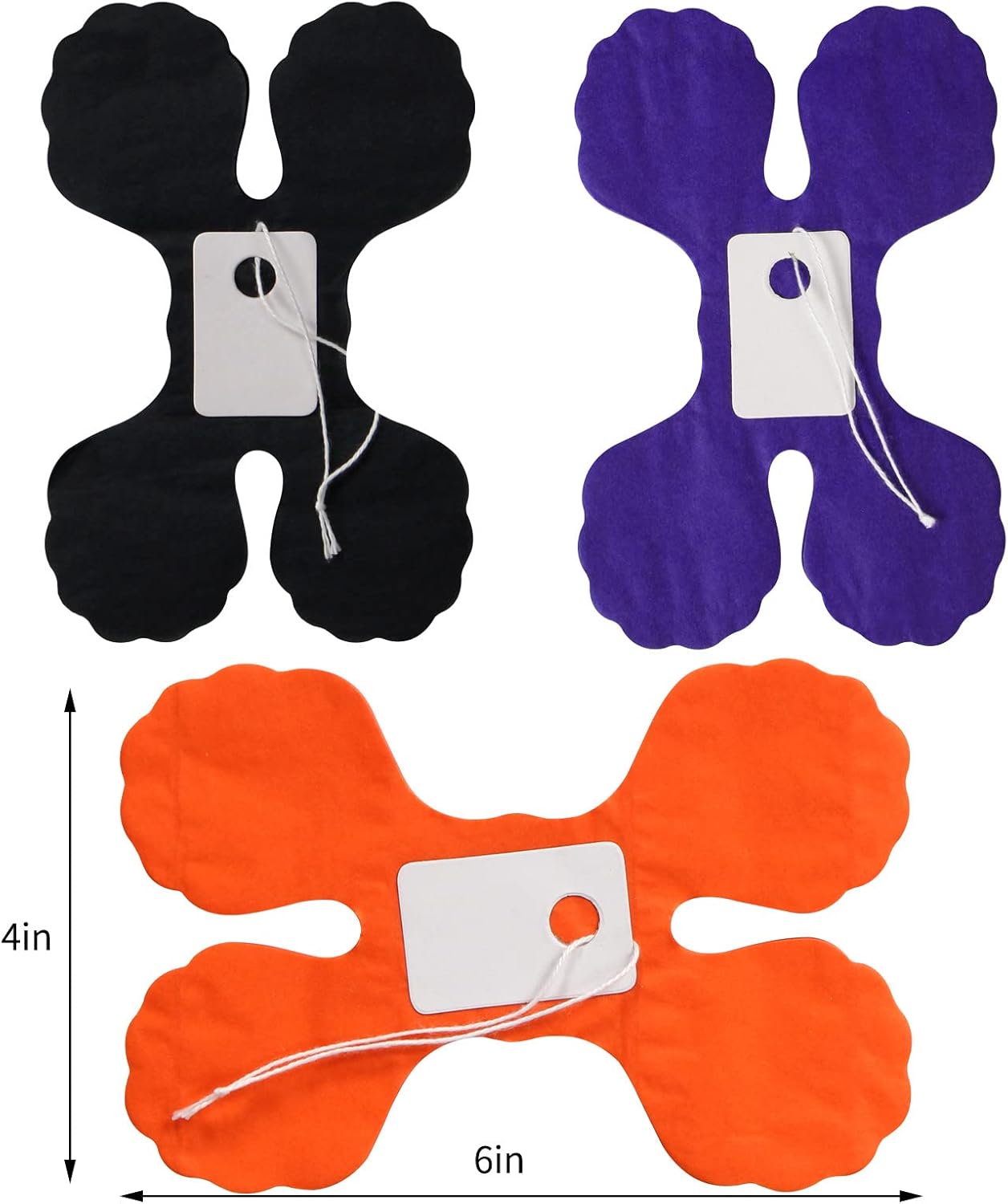 Black-Orange Purple Halloween Party-Decorations Streamers-Garland - 12pcs 4-Leaf Clover Paper Streamer,Graduation Wedding Birthday Bachelorette Baby Bridal Shower Banners Decor Ouruola