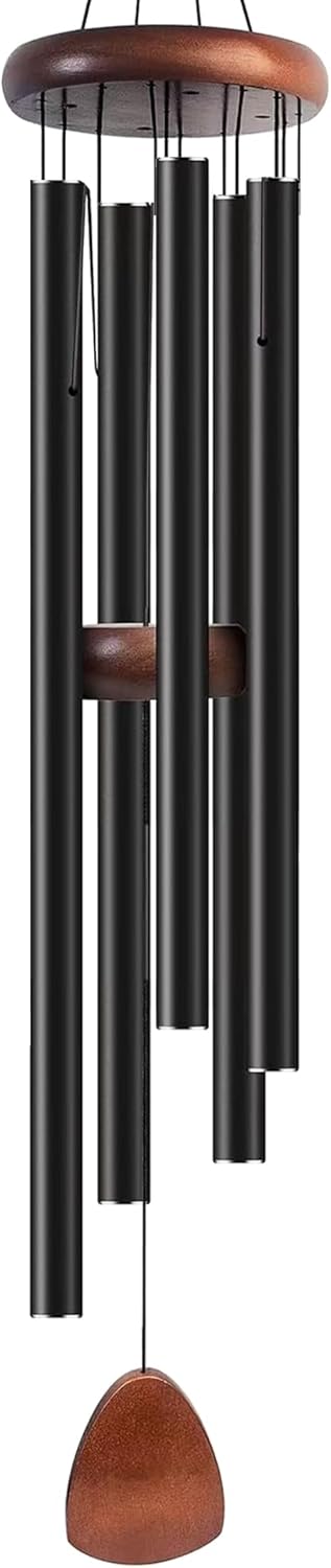 50 Inch Extra Large Wind Chimes for Outside, Deep Tone Windchimes with 5 Heavy Duty Aluminium Tubes for Garden