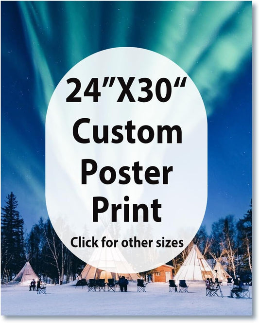 Canvas Prints With Your Photos, Custom Poster On Canvas (Unframed 24x30) Transform Your Photos Into Stunning Framed Wall Art Digitally Printed Photo To Canvas Ideal For Home Decor Gifts Keepsakes