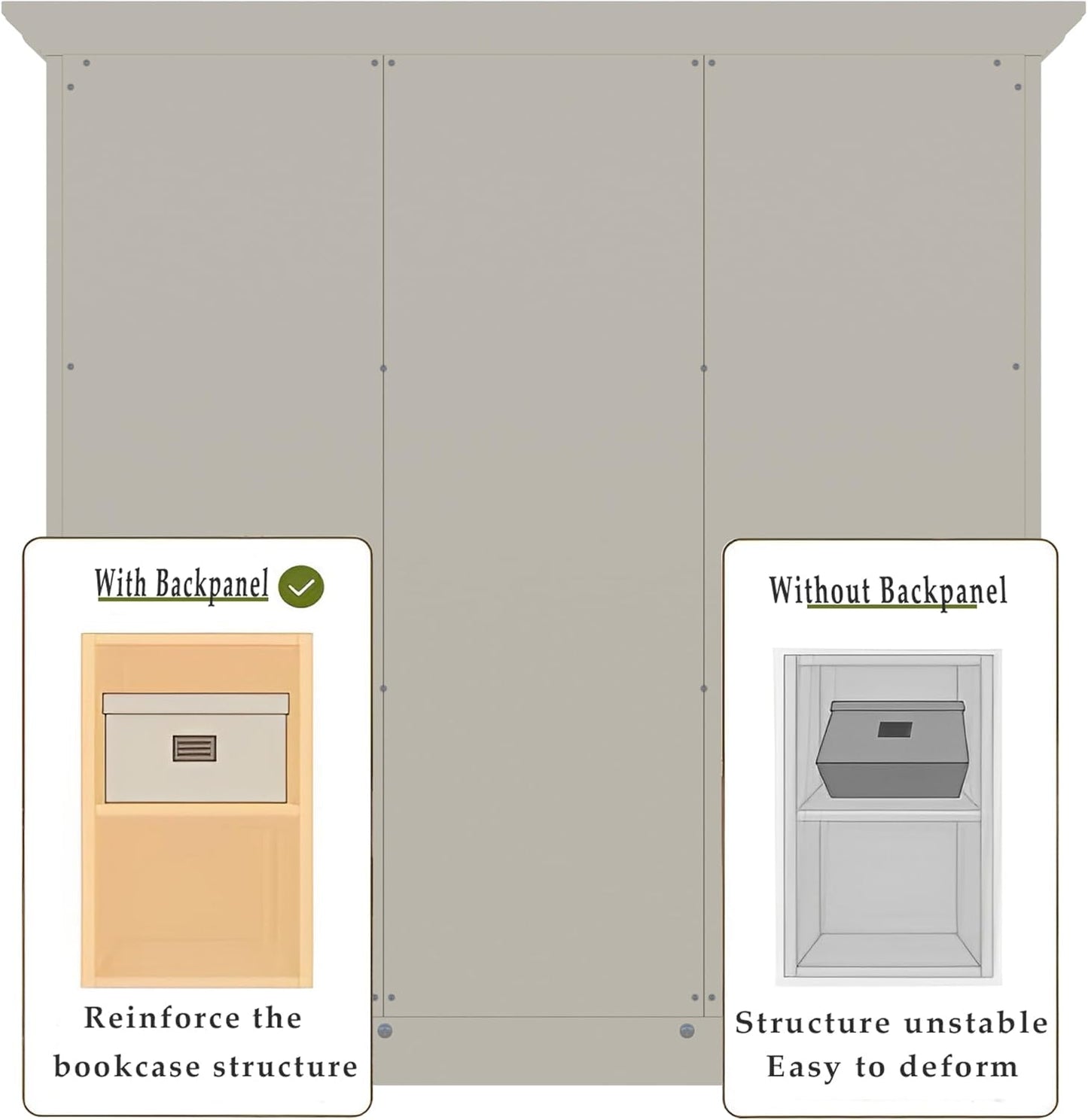 Wooden Cube Shelf Bookcase - Modern 3 Tiers Floorstanding Open Bookshelf with Base for Home and Office, 9 Cubes Storage Cabinet, Warm White