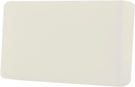 H.VERSAILTEX Super Stretch Individual Seat Cushion Covers Sofa Covers Couch Cushion Covers Slipcover Sets Thick Jacquard Textured Twill Fabric (1 Piece Loveseat Cushion Cover, Porcelain)