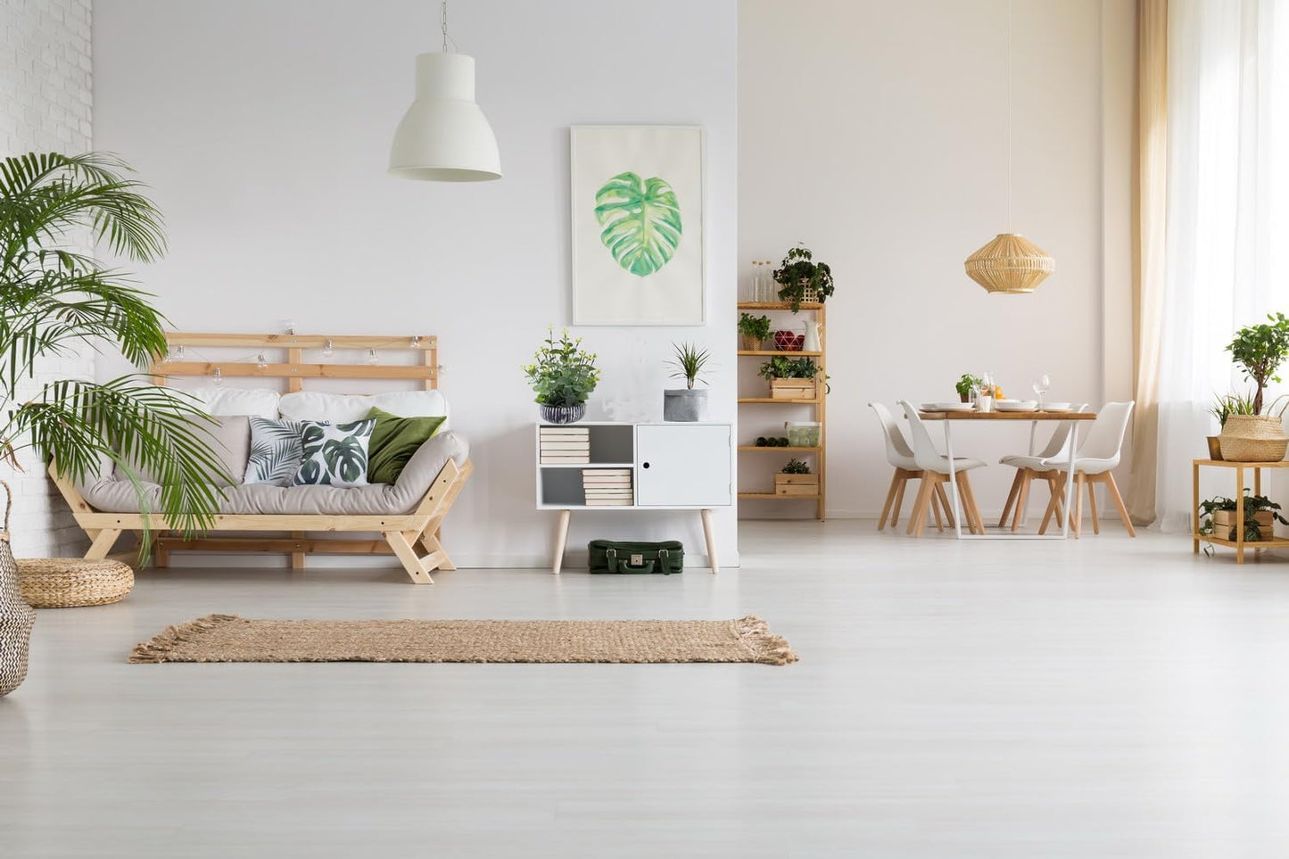 Artificial Plants Potted Real Looking Small Faux Plant with Rustic Black Cement Planter for Kitchen Office Desk Bookshelf Decor (Eucalyptus Plant)