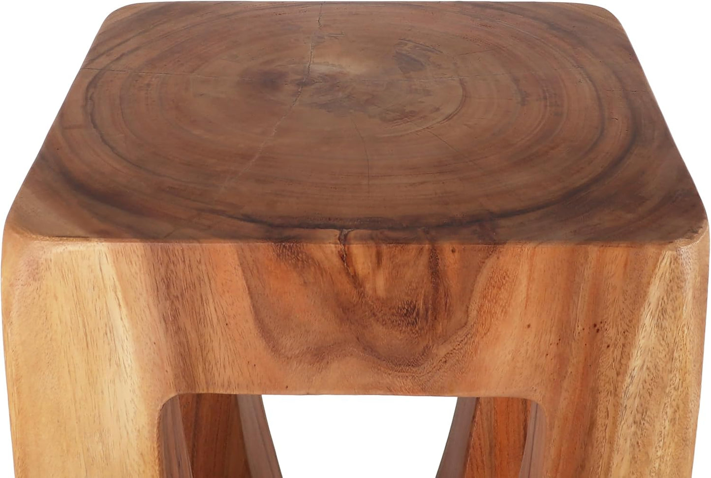 Rutledge & King Wooden End Table - Unique Wooden Side Table - Mid Century Side Table - Small Accent Table - Mid Century Modern