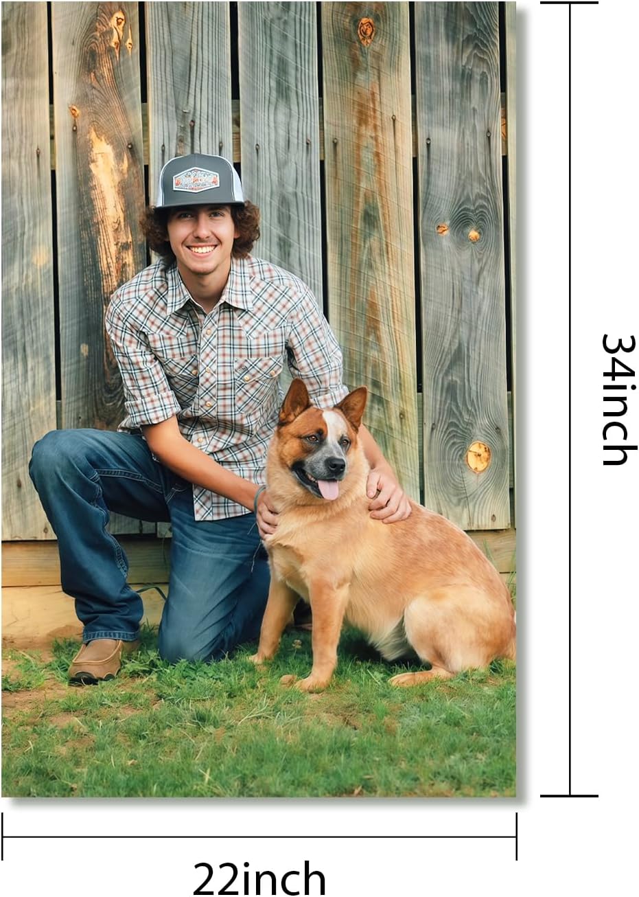 Canvas Prints With Your Photos, Custom Poster On Canvas (Unframed 22x34) Transform Your Photos Into Stunning Framed Wall Art Digitally Printed Photo To Canvas Ideal For Home Decor Gifts Keepsakes