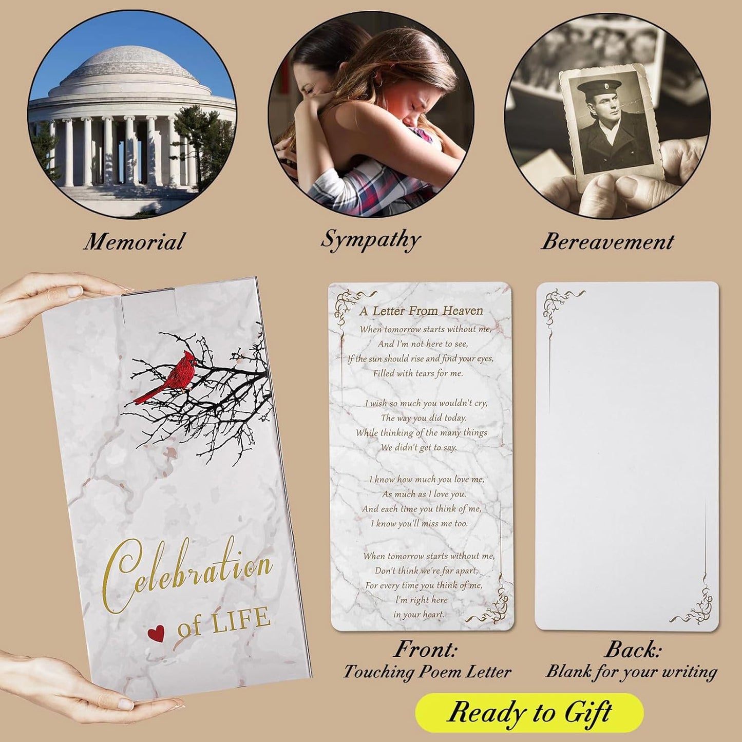 Memorial Lantern, Sympathy Gifts for Loss of Mom/Dad/Loved One, Bereavement Gifts, in Memory of Loved One Lantern,Celebration of Life, Memorial Gifts, Funeral Lantern,Those WE Love Don't GO Away