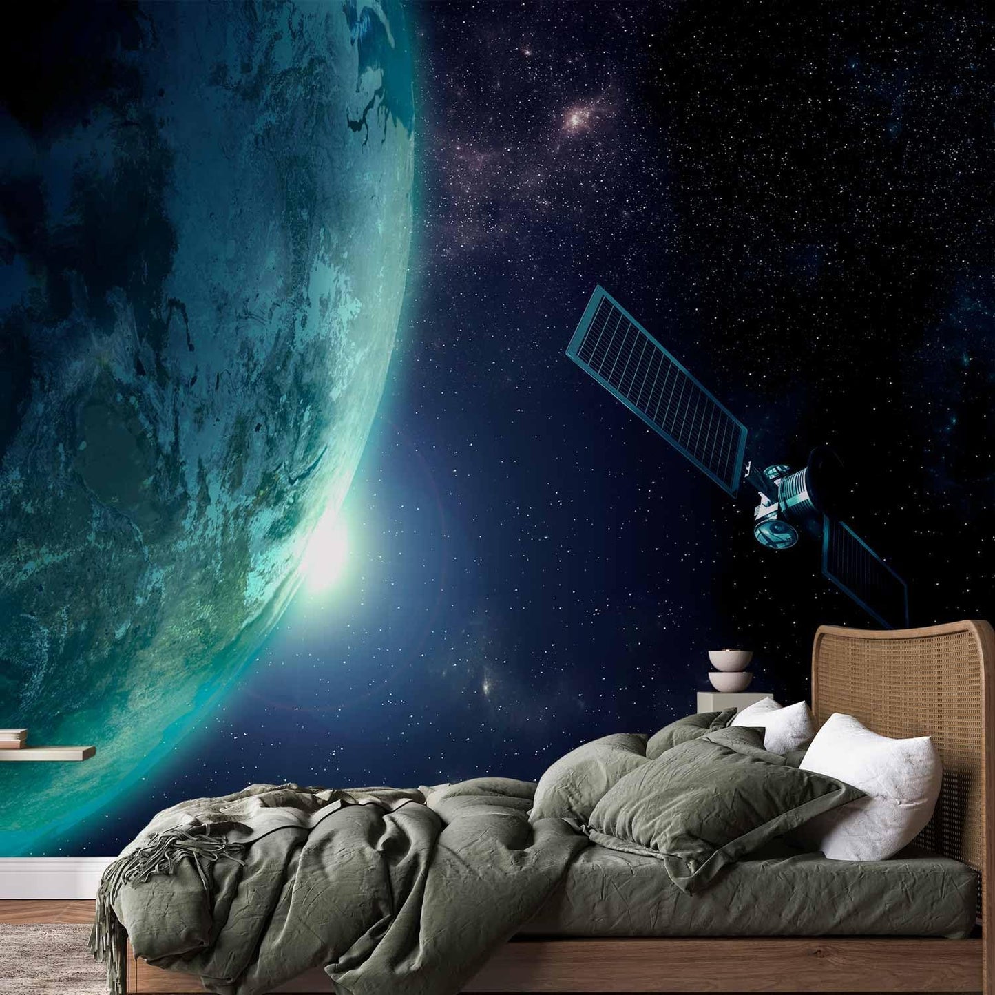 artgeist Premium Wall Mural Cosmos Galaxy 79x55 in - XXL Non-Woven Wallpaper Fleece Wall Decor Photo Print Picture Image Design Home n-B-0007-a-c