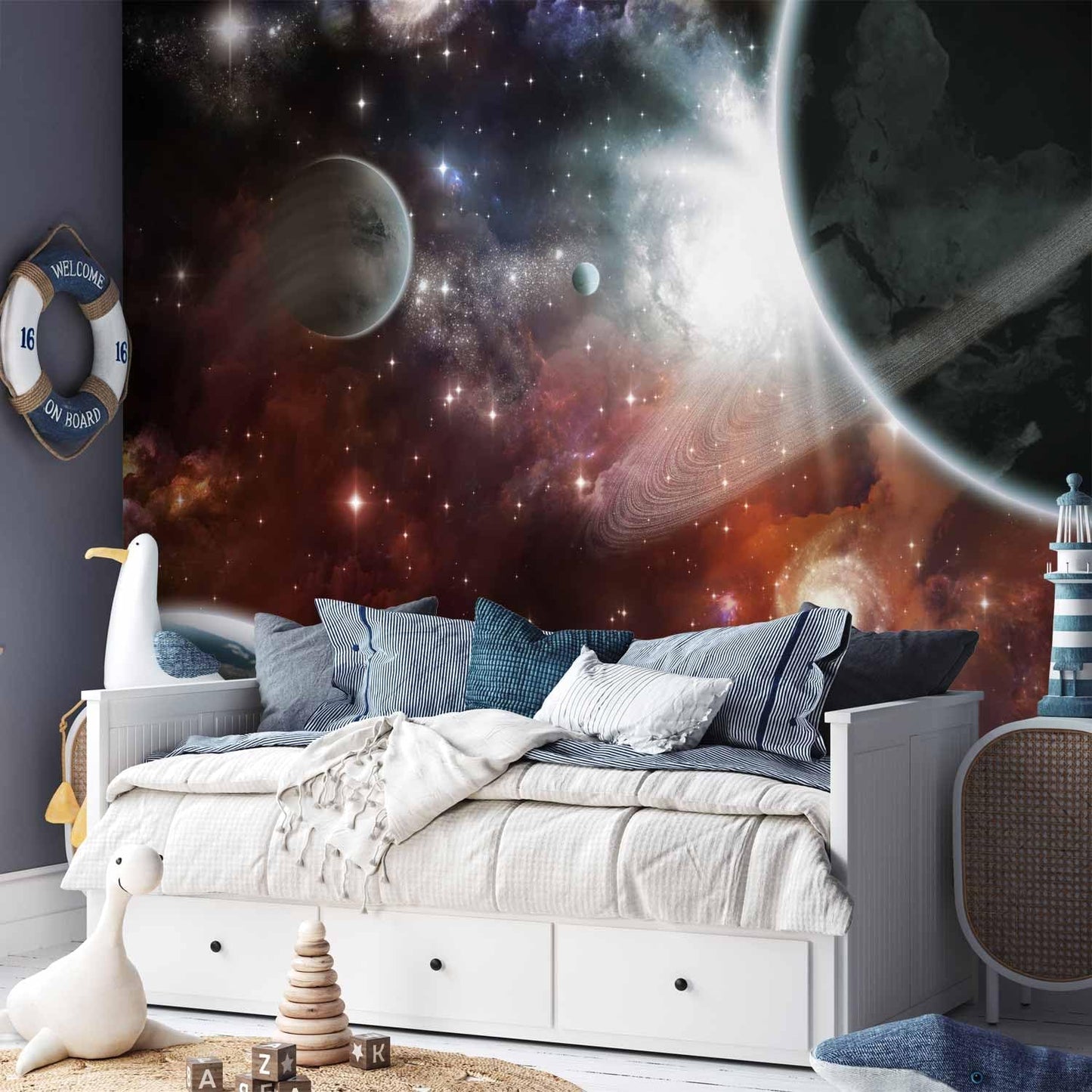 artgeist Wall Mural Cosmos Galaxy 138x101 in - XXL Non-Woven Wallpaper Fleece Wall Decor Photo Print Picture Image Design Home 10110905-32