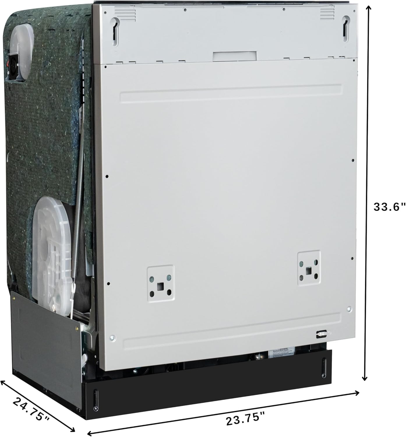 KoolMore KM-DW2445-PR 24 in. Panel Ready 14 Place Settings 45 DB Dishwasher in Stainless-Steel, UL and Energy Star Certified