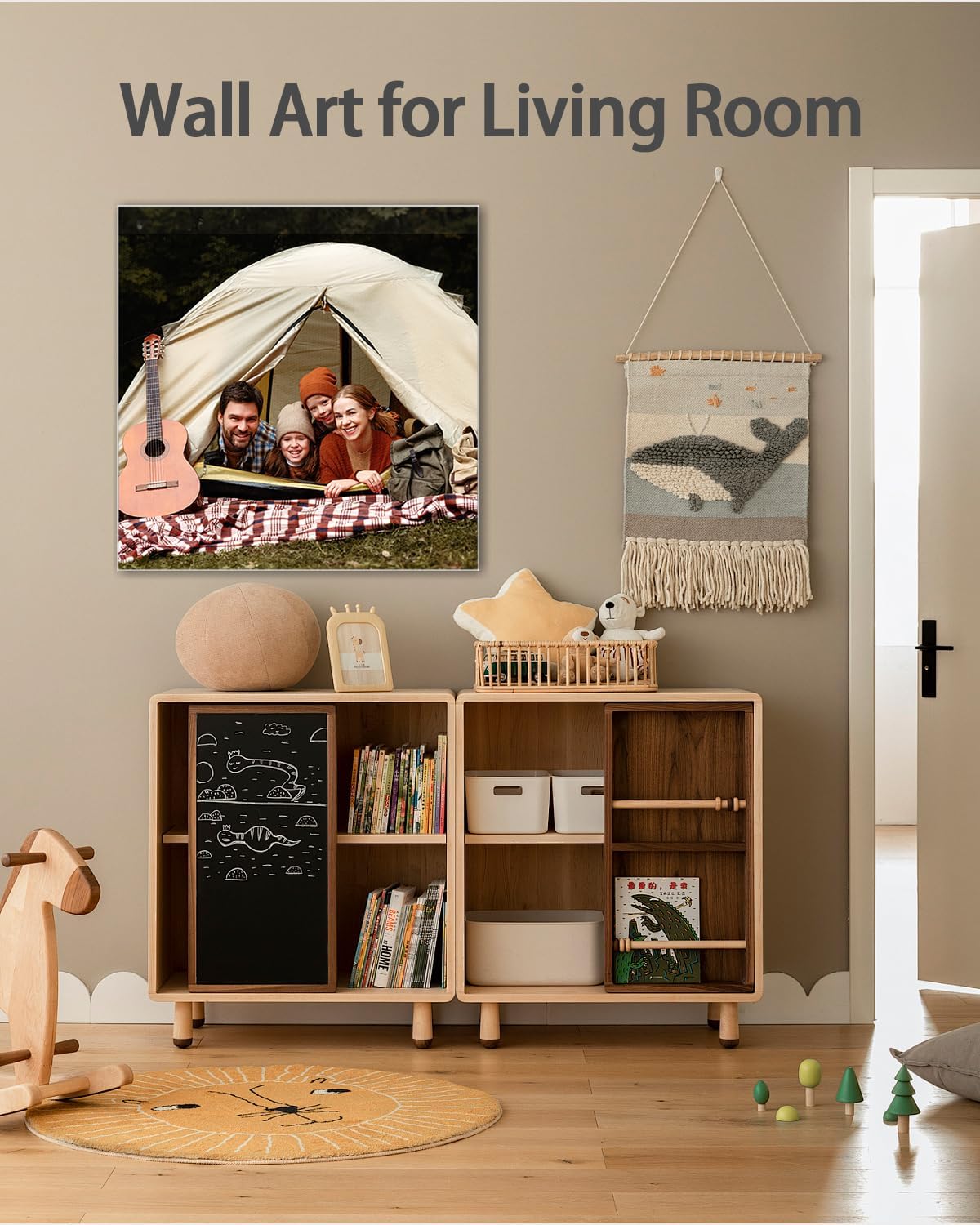 AbcCustomize Canvas Prints with Your Photos，Custom Canvas Wall Art for Bedroom, Living Room, Farmhouse Decor，Personalized Gifts Canvas Prints for Family，Friend，Lover，Pet