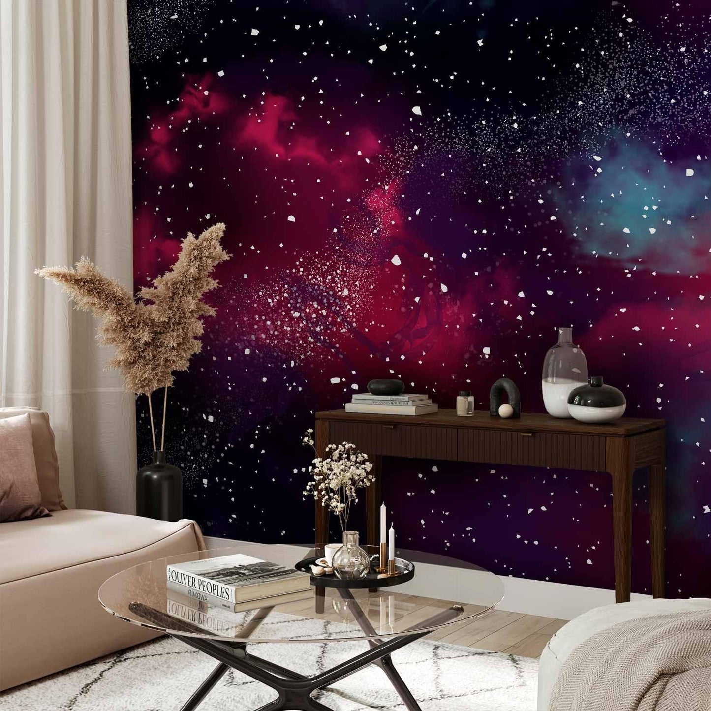 artgeist Premium Wall Mural Space 98x69 in - Non-Woven Wallpaper Fleece Wall Decor Photo Print Picture Image Design Home Mural Galaxy Universe Cosmos Sky a-A-10326-a-a