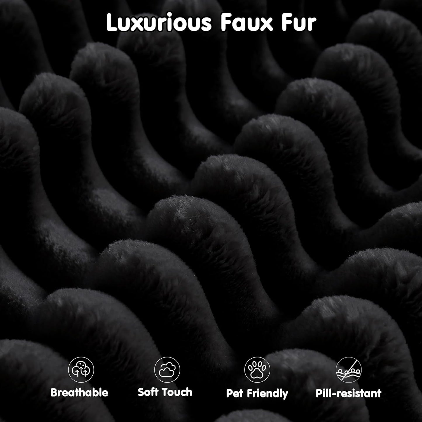 ovios 104" Cloud Sectional Couch with L-Shape Chaise,Modern Modular Sofa with Deep Seat, Upholstered Couches for Living Room Bedroom,No Assembly Required, Black (Plush Corduroy Fabric)