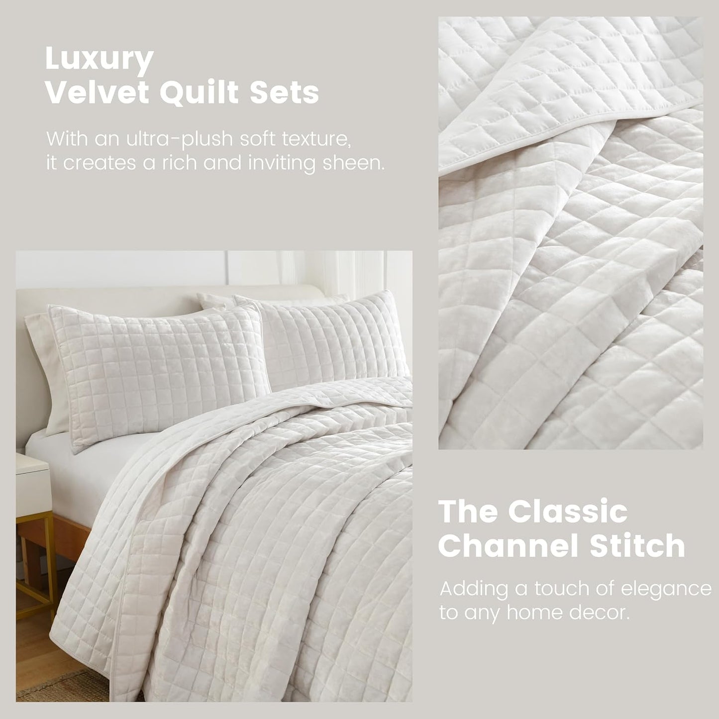 Secgo California King Comforter Set for Bed - 100% Cotton Cal King Size, Black Bedspreads (120 * 110 Inch) with 2 Pillow Shams, Patchwork Reversible Lightweight Bedding