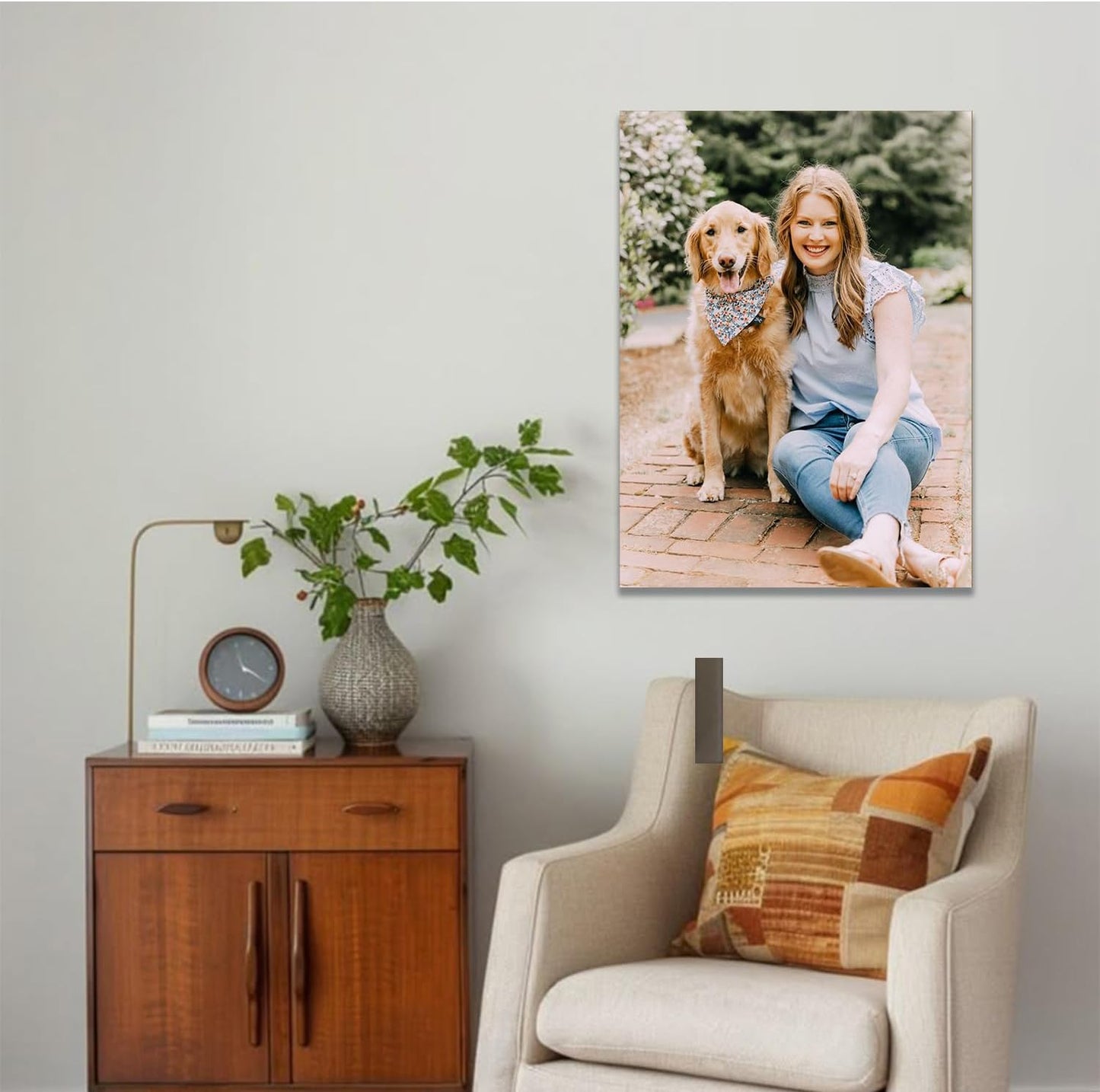 GZZFXXD Personalized Custom16''x24'' Canvas Prints with Your Photo/your Image Large Wallart Wall Decor for Bedroom Dining room Living room Children's room(Unframed)