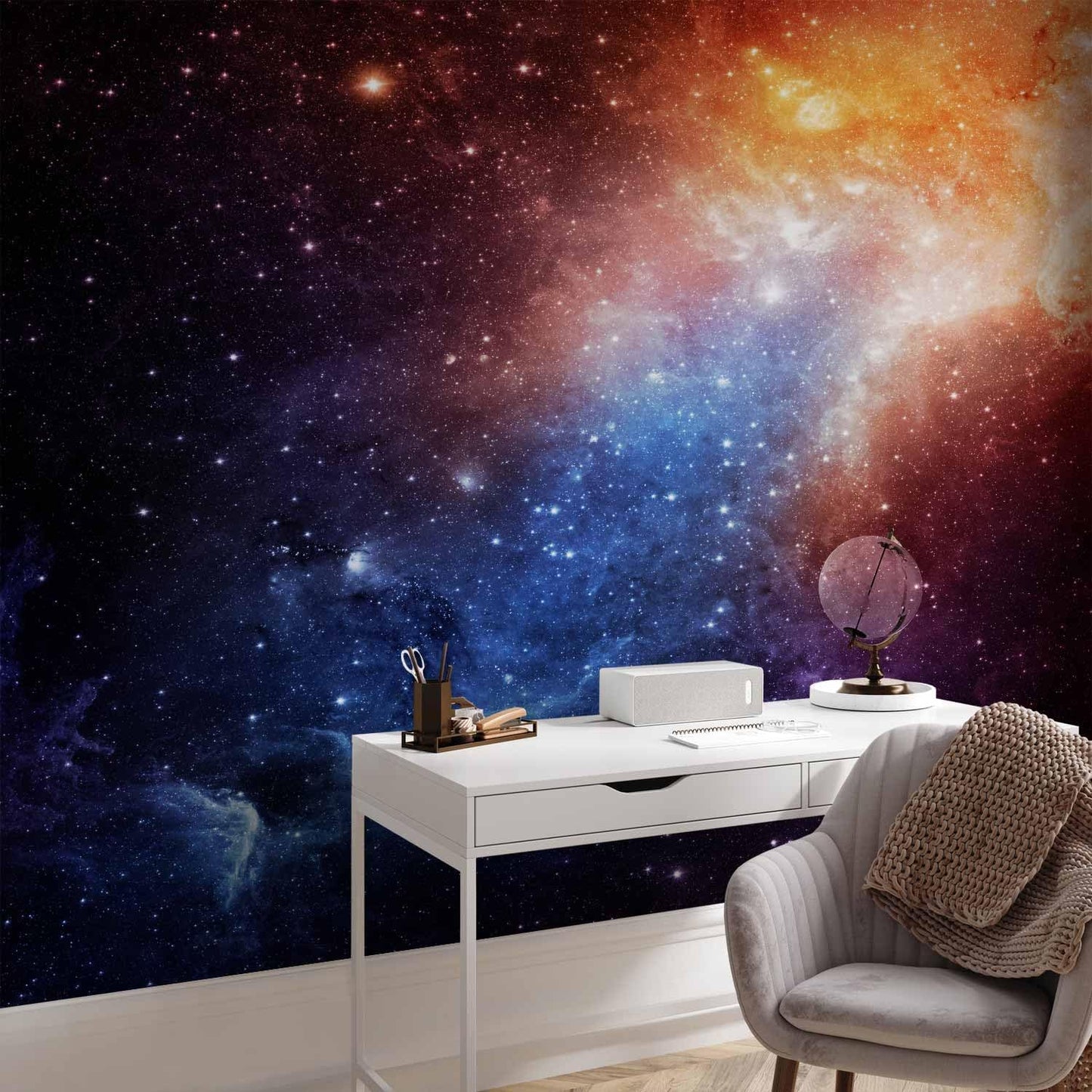 artgeist Premium Wall Mural Cosmos Galaxy 197x138 in - Non-Woven Wallpaper Fleece Wall Decor Photo Print Picture Image Design Home f-B-0057-a-a