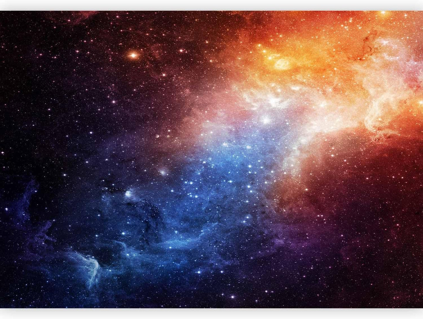 artgeist Wall Mural Cosmos Galaxy 77x55 in - Peel and Stick Self-Adhesive Wallpaper Removable Large Sticker Foil Wall Decor Print Picture Image Design f-B-0057-a-a