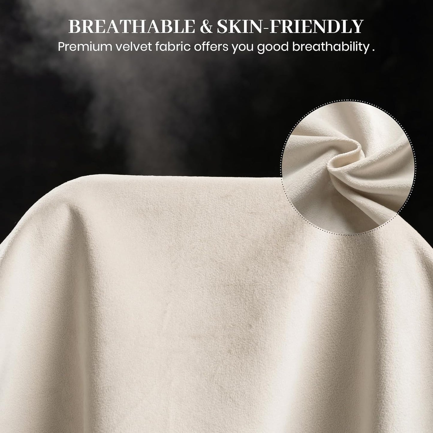 Belffin Extra Large Modular Sectional Sofa,106.3" 4-Seater L Shaped Couch,Velvet Convertible Sectional Couches for Living Room,Comfy Upholstered Modern Cloud Couch,Beige Sofa