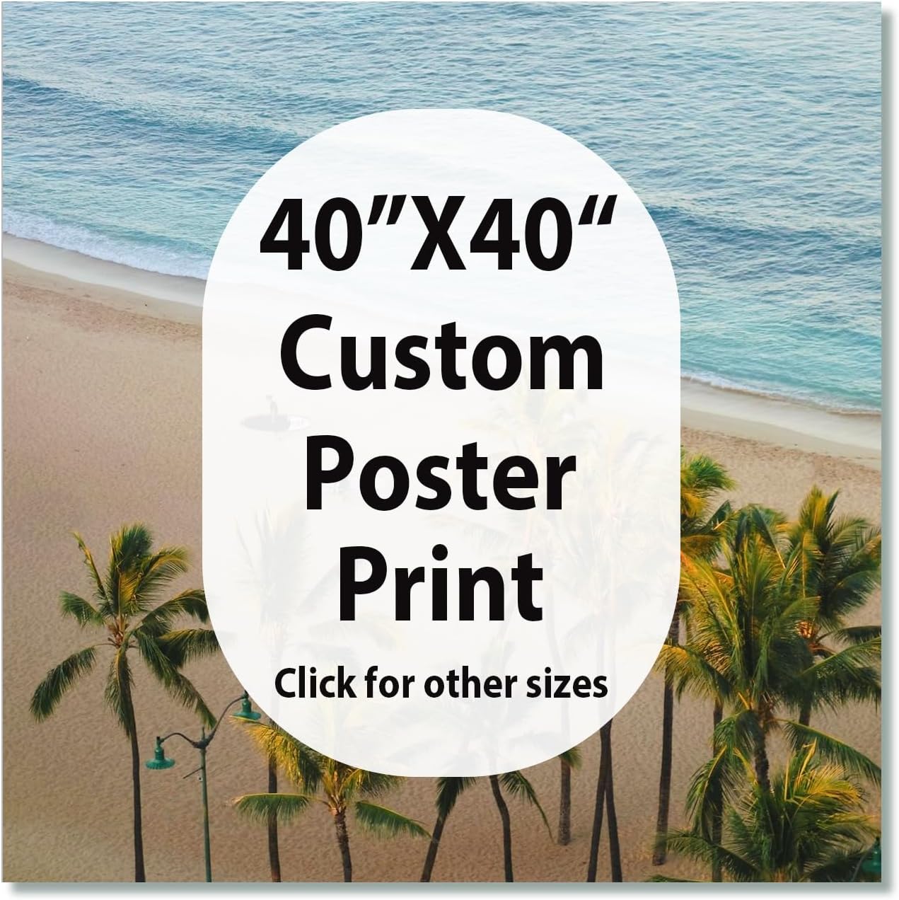 Canvas Prints With Your Photos, Custom Poster On Canvas (Unframed 40x40) Transform Your Photos Into Stunning Framed Wall Art Digitally Printed Photo To Canvas Ideal For Home Decor Gifts Keepsakes