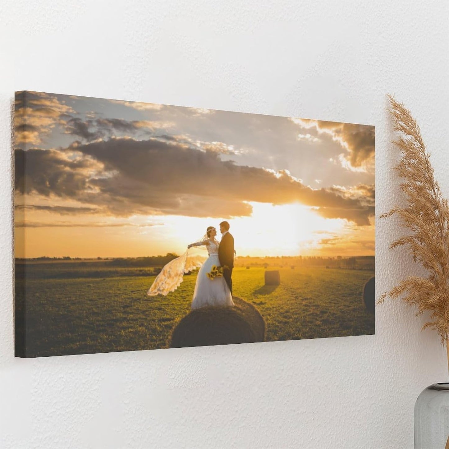 Canvas Prints With Your Photos | Custom Image And Text Print | Photo to Customize Canvas | Custom Canvas Print Wall Art, Unique Gift & Keepsake Ready to Hang