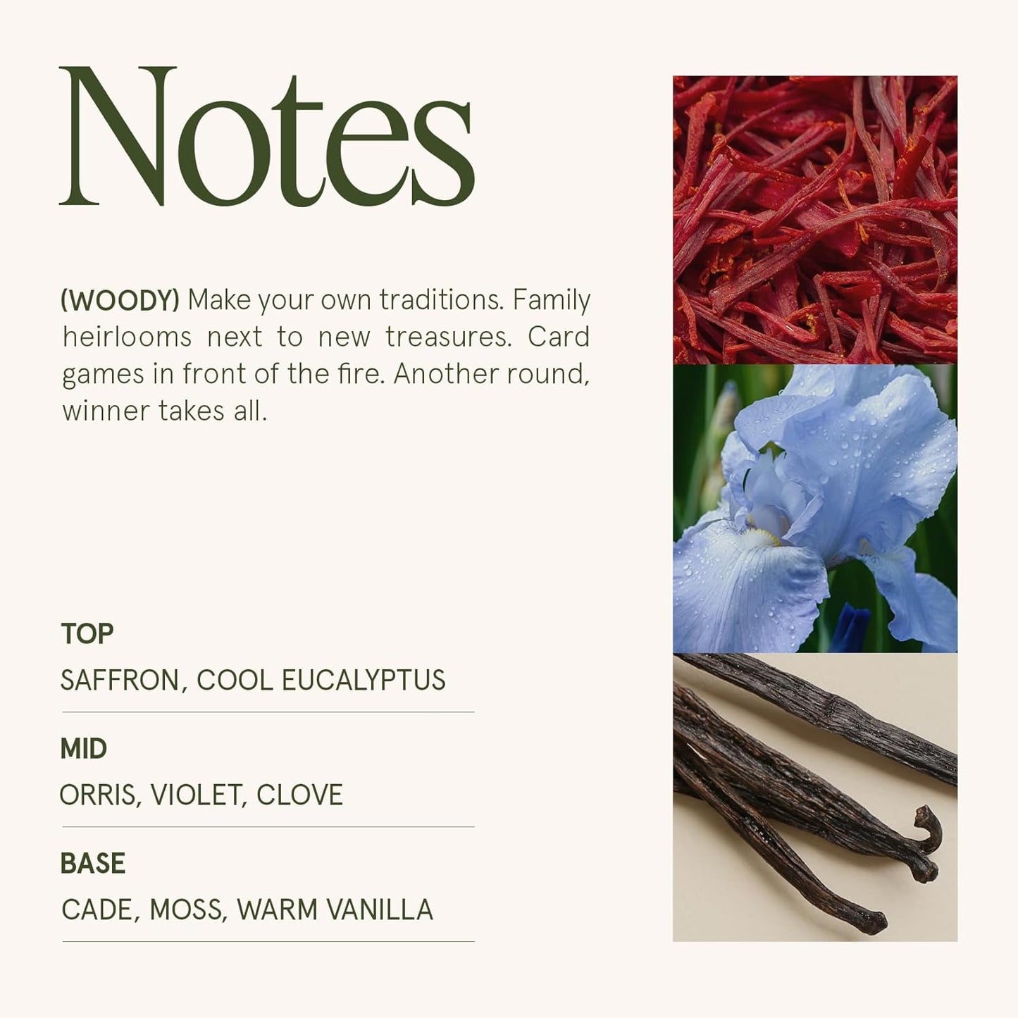 LA JOLIE MUSE Hearth & Velvet Flames Candle - Saffron, Clove, Vanilla | 19 oz Large Wooden Wick Candles | Natural Soy Wax | 90 Hours Clean Burn | Holiday Candle Gifts | Gift-Ready for Hosts