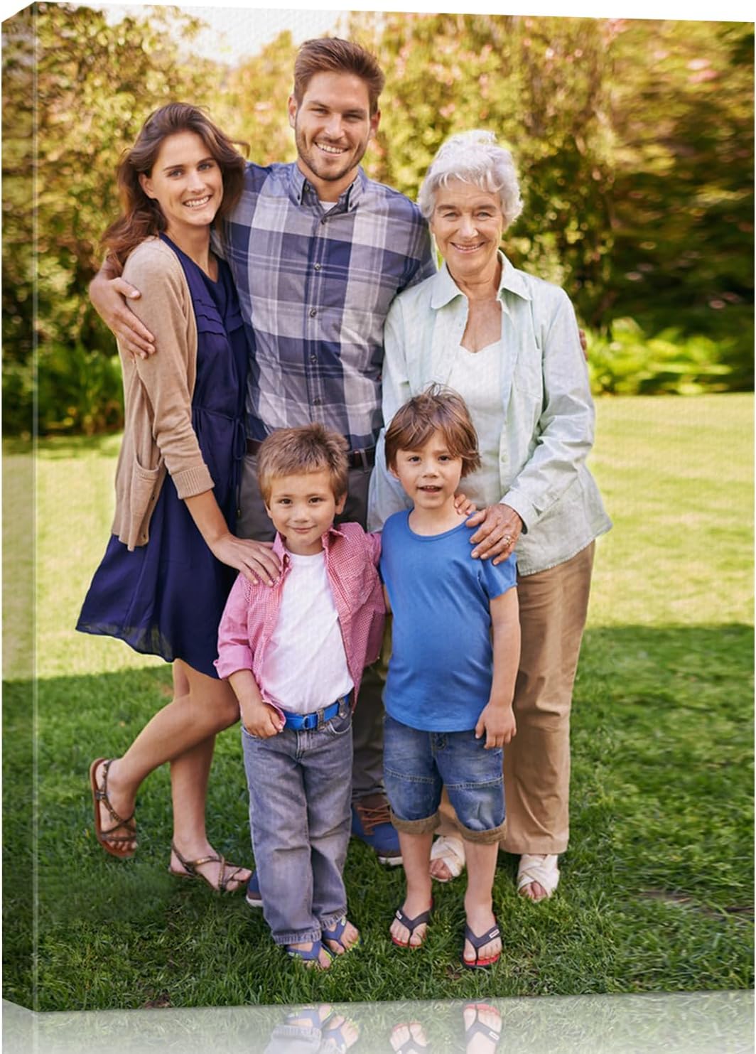 AbcCustomize Canvas Prints with Your Photos, Custom Canvas for Living Room and Bedroom Decor, Personalized gifts for Friends Lover and Family, Canvas Wall Art for Gifts & Keepsakes, Ready to Hang