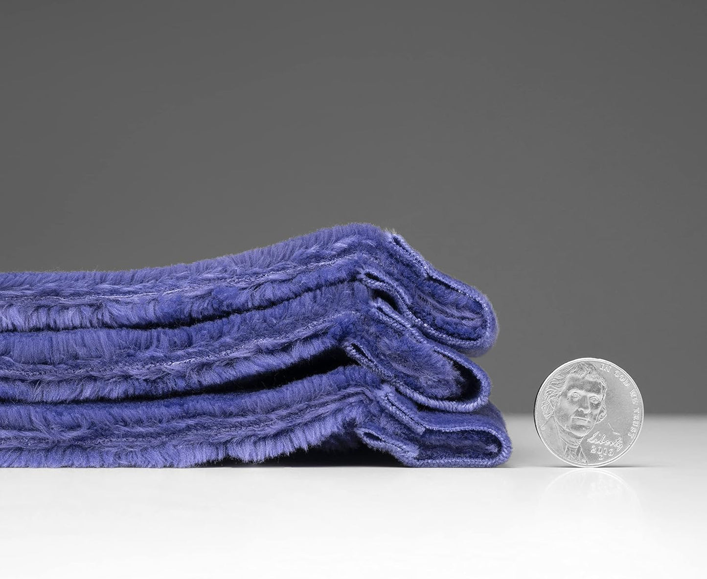 Mellowdy Extra Thick Hearty Plush Flannel Blanket (Violet Purple, 60x80) - 500GSM Twin Size Warm Blanket for Winter, Fall | Soft, Fluffy, Cuddly, Perfect for Bed, Oversized Throw for Couch, Sofa