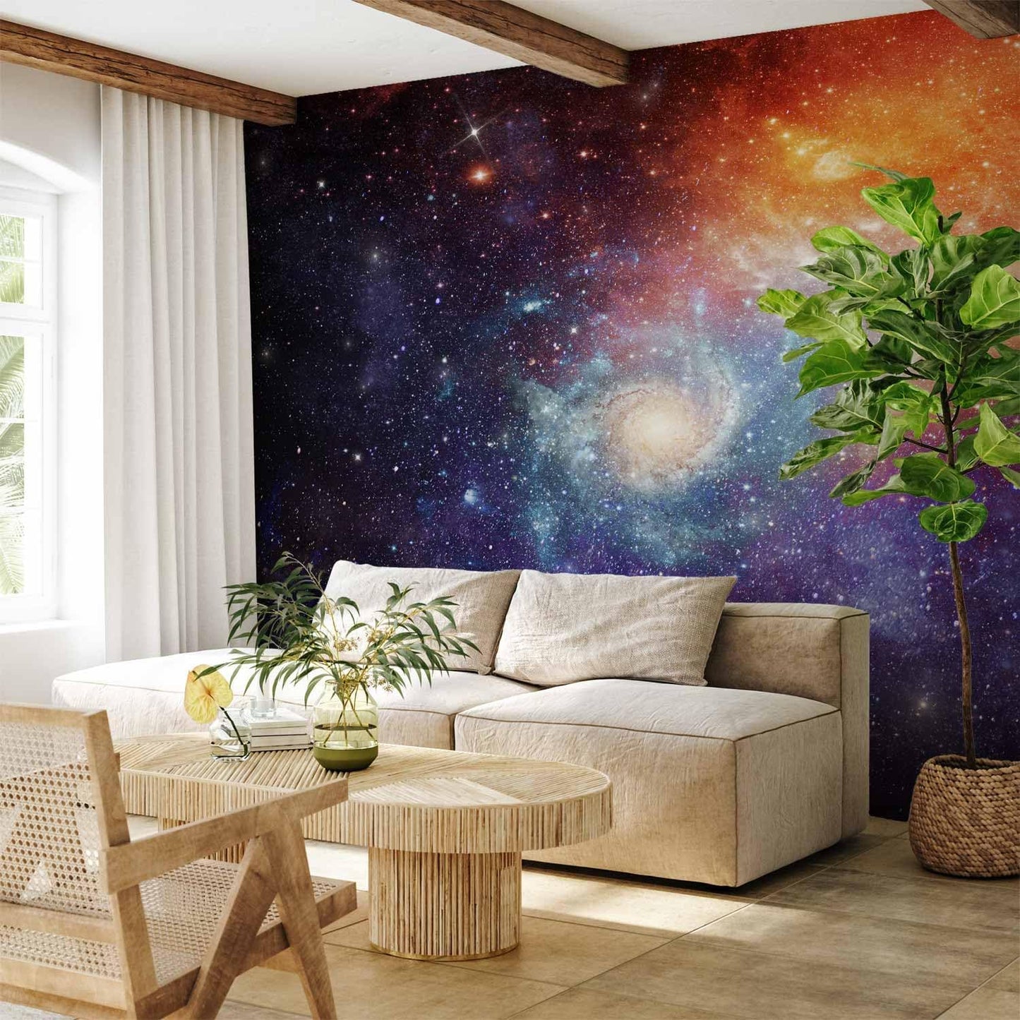 artgeist Wall Mural Cosmos Galaxy 118x83 in - XXL Non-Woven Wallpaper Fleece Wall Decor Photo Print Picture Image Design Home f-C-0101-a-a