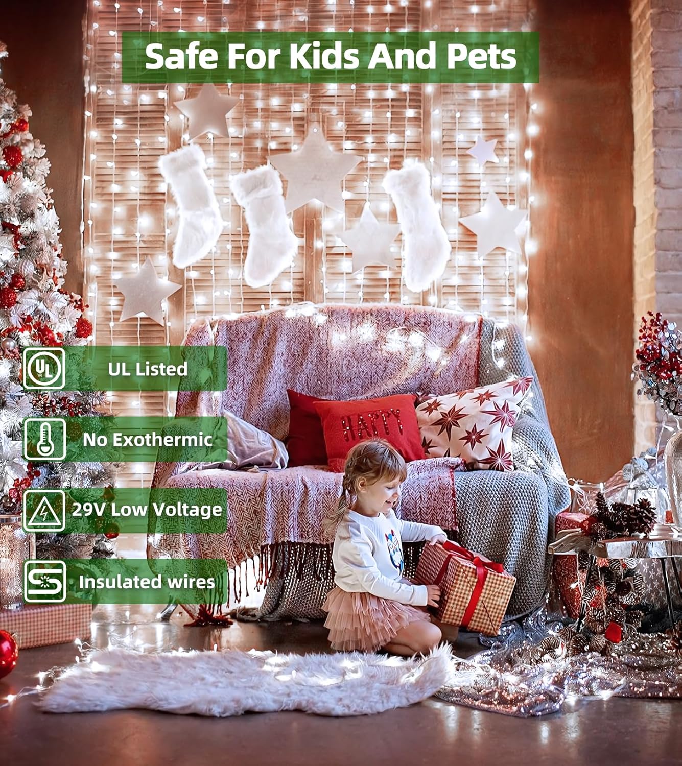 750 LED Outdoor Christmas Lights Decorations, 246ft Green Wire LED Christmas String Lights with Timer Memory, Twinkle Lighs for Indoor Outdoor Xmas Party Christmas Tree Wedding Garden Patio Cool White