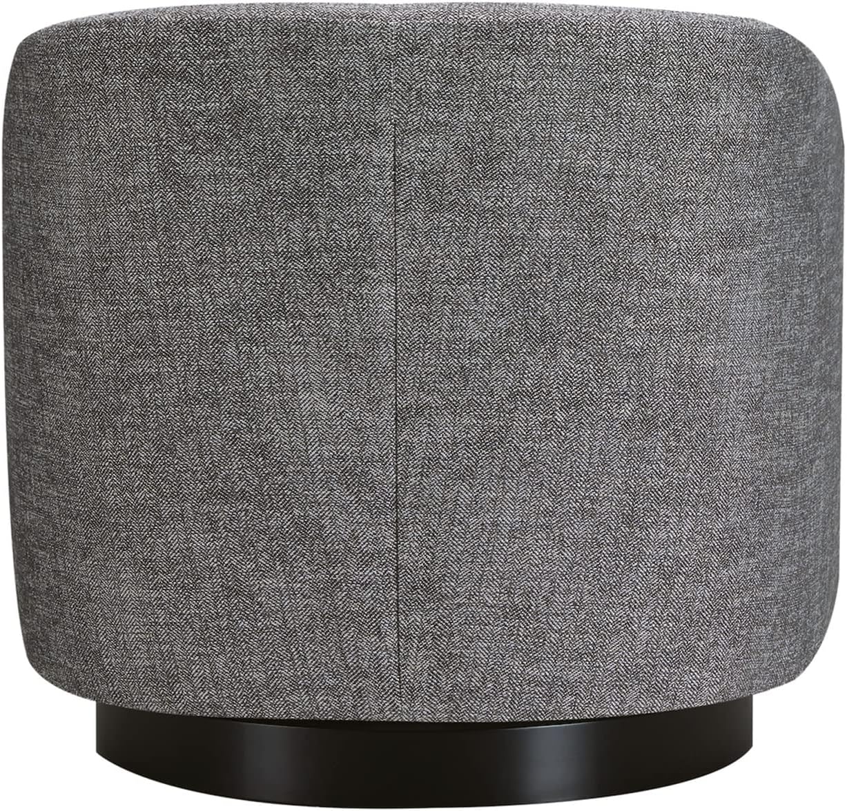 CHITA Swivel Accent Chair, FSC Certified Upholstered Fabric Barrel Chair for Living Room, Fully Assembled, Pebble Grey