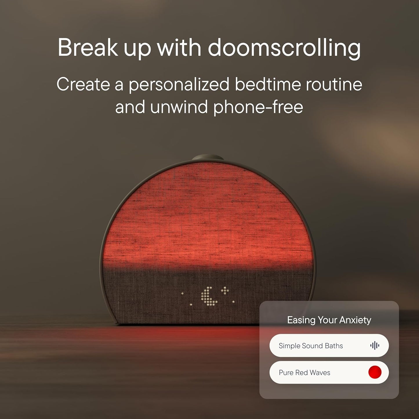 Hatch Restore 3 Sunrise Alarm Clock, Sound Machine, Smart Light (Greige) - White Noise, Screen-Free Sleep Routine