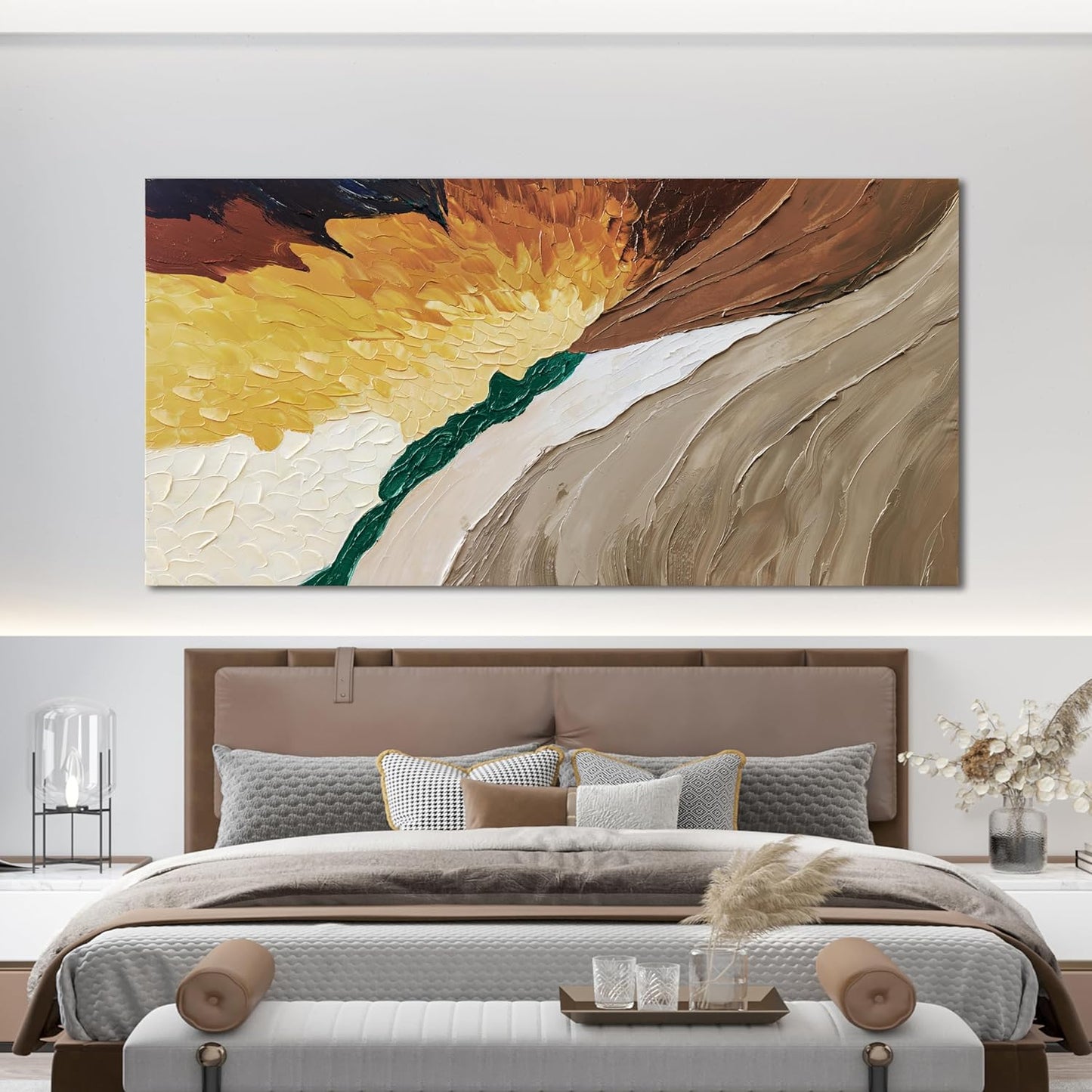 Canvas Wall Art Decor Wall Art Pictures for Living Room Large Modern Wall Art Abstract Canvas Art Wall Decor Abstract Colorful Wall Art Prints Large Artwork for Walls Home Office Decor 29" X 58"