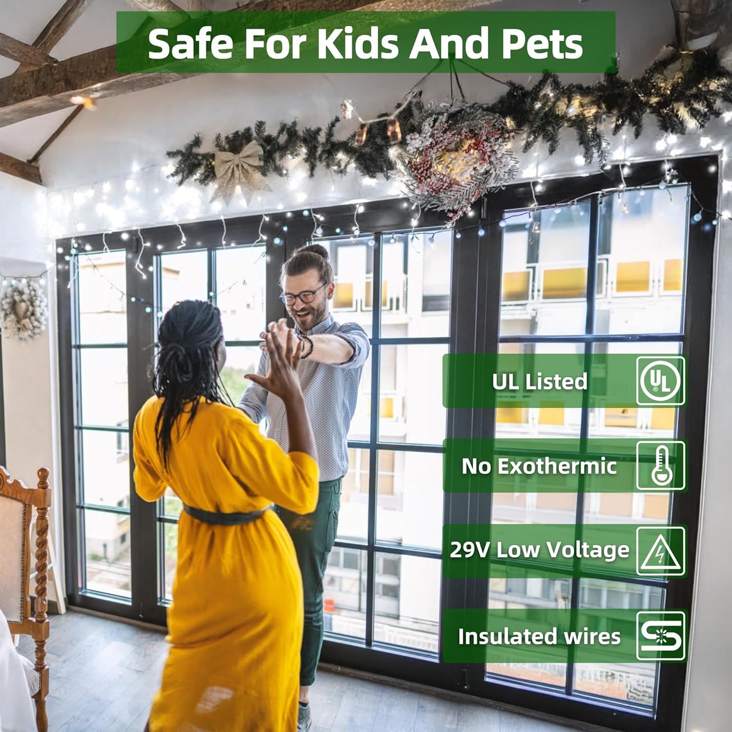 792 LED Christmas Lights with 176 Drops,82ft 8 Modes Fairy Hanging String Lights with Time Waterproof, Plug-in Christmas String Lights for Holiday Wedding Party Christmas Decorations(Cool White)