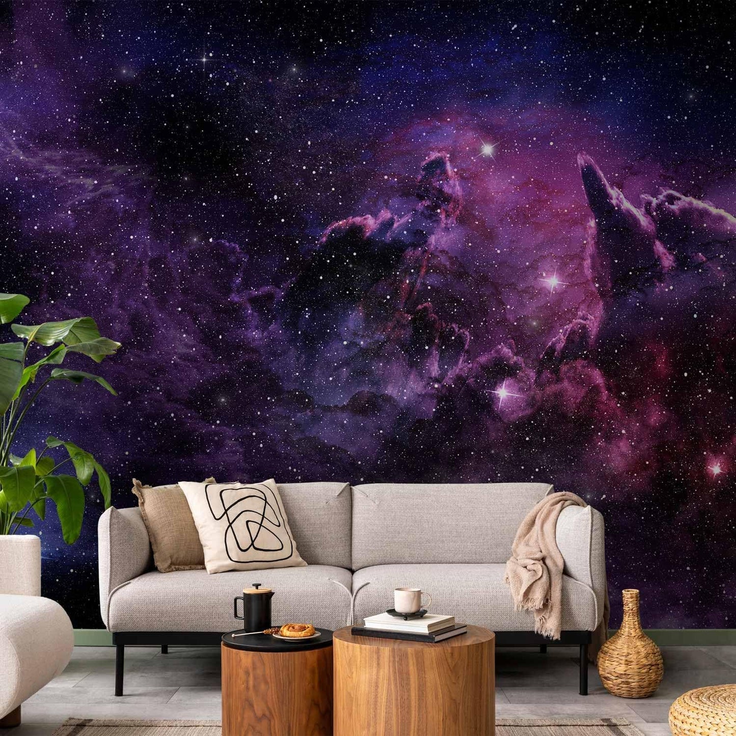 artgeist Wall Mural Cosmos Galaxy 138x101 in - XXL Non-Woven Wallpaper Fleece Wall Decor Photo Print Picture Image Design Home a-C-0022-a-a