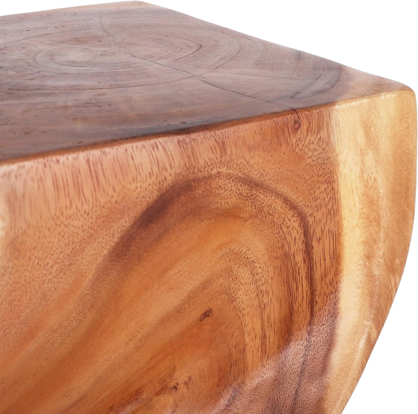 Rutledge & King Wooden End Table - Unique Wooden Side Table - Mid Century Side Table - Saur Wood Side Table - Small Accent Table - Mid Century Modern Side Table