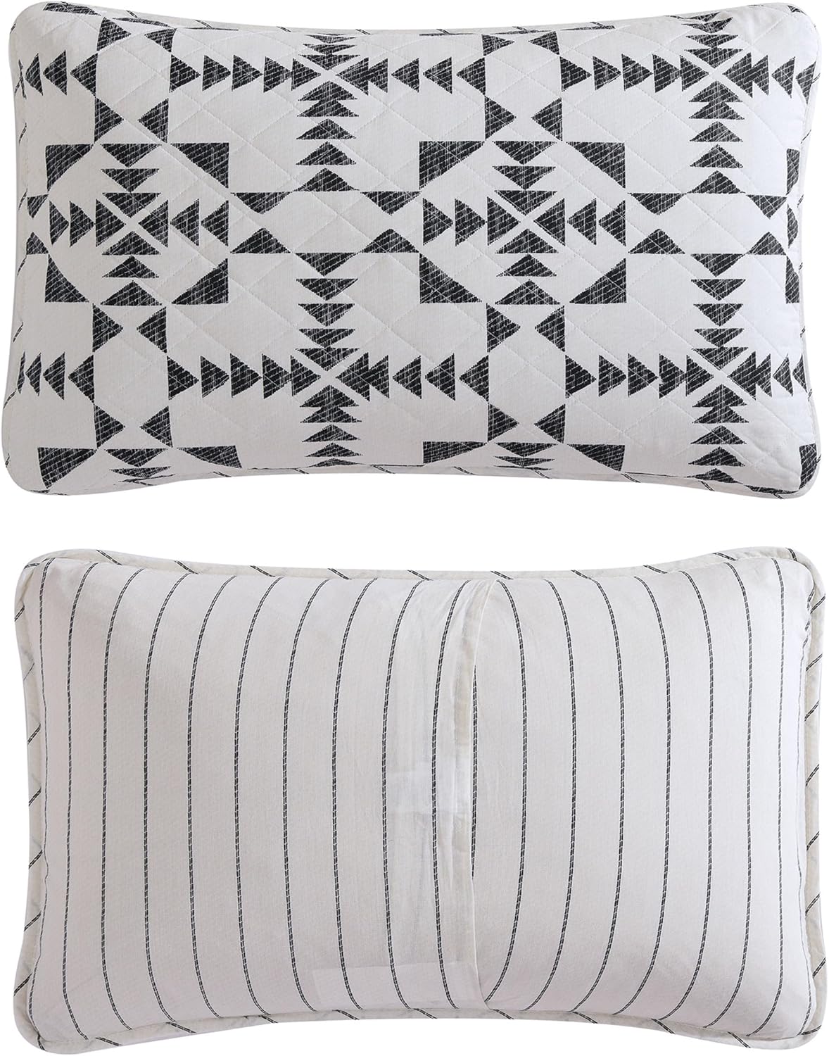 Eddie Bauer - King Quilt Set, Reversible Cotton Bedding with Matching Shams, Luxurious Bedding Set (Arrowhead Charcoal, King)