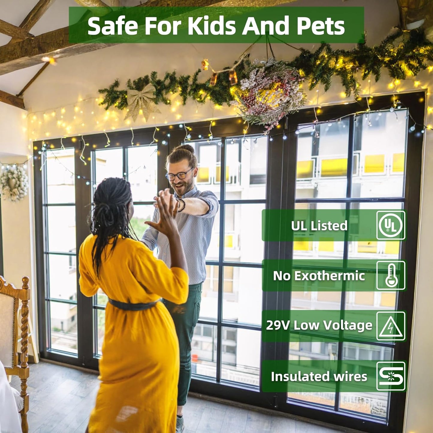 792 LED Christmas Lights with 176 Drops,82ft 8 Modes Fairy Hanging String Lights with Time Waterproof, Plug-in Christmas String Lights for Holiday Wedding Party Christmas Decorations(Warm White)