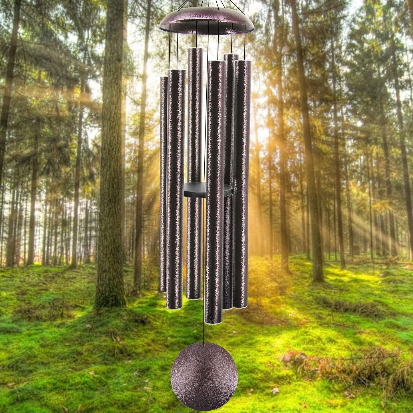 ASTARIN 60" Extra Large Outside Metal Wind Chimes with Deep Tone, Outdoor for Patio Balcony Garden Yard Decoration