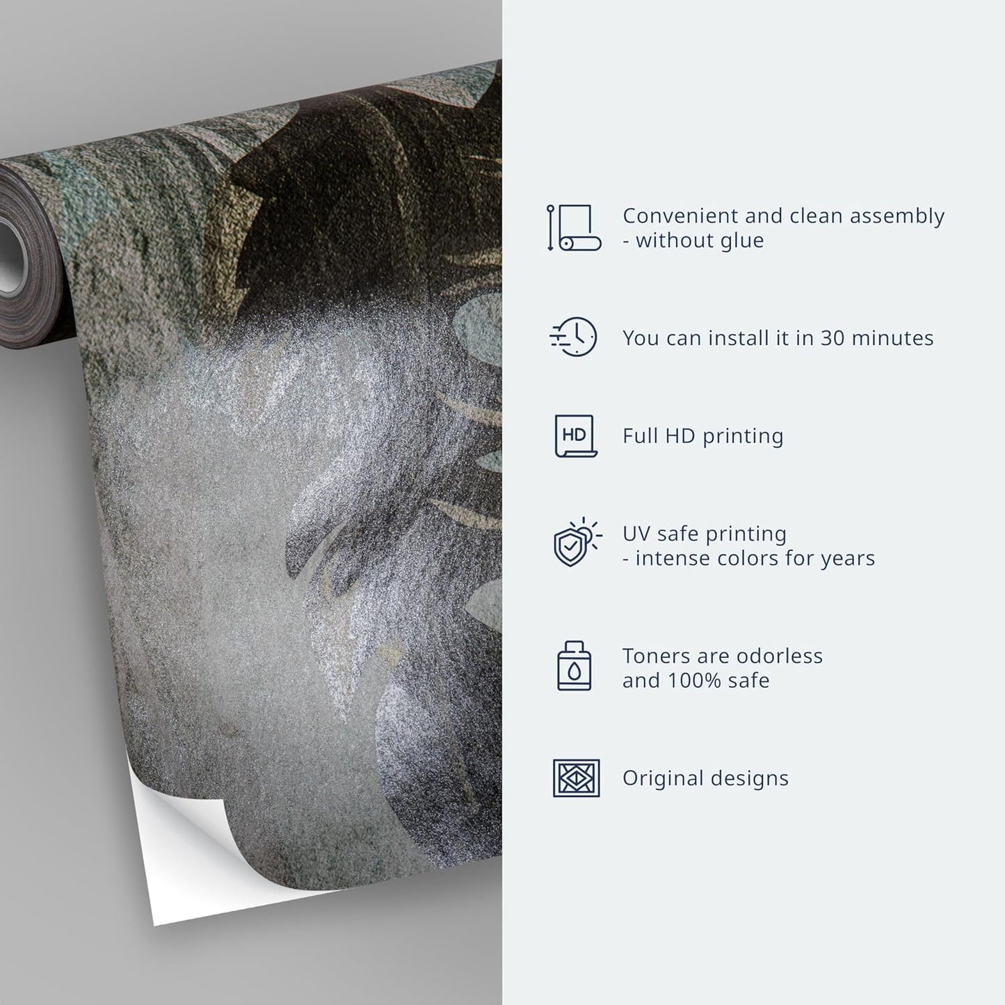 artgeist Wall Mural Galaxy 77x55 in - Peel and Stick Self-Adhesive Wallpaper Removable Large Sticker Foil Wall Decor Print Design Mural Cosmos Sky Star Cloud Purple i-A-10009-a-a