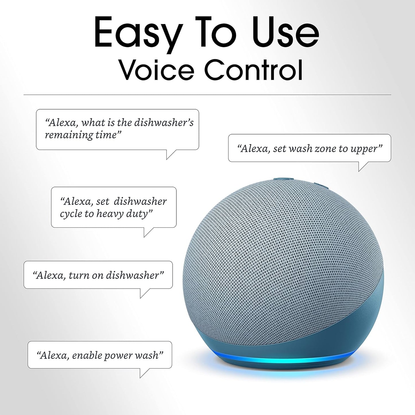 SHARP SDW6767HS Smart Dishwasher Works with Alexa. Includes LED Interior lights, Stainless Steel interior, Heated Dry with Fan Assist, Wash Zone cleans half load on either rack, Adjustable Third Rack